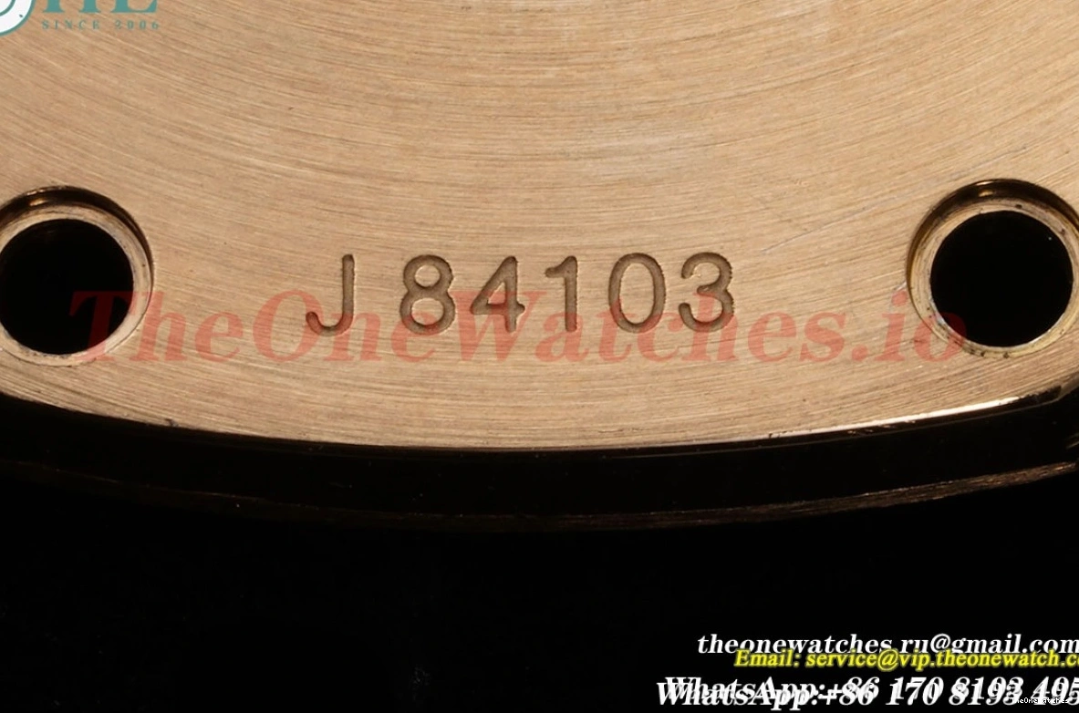 White JJF Diamond 33mm RG Swiss RG Qtz Oak Royal Ladies 0103